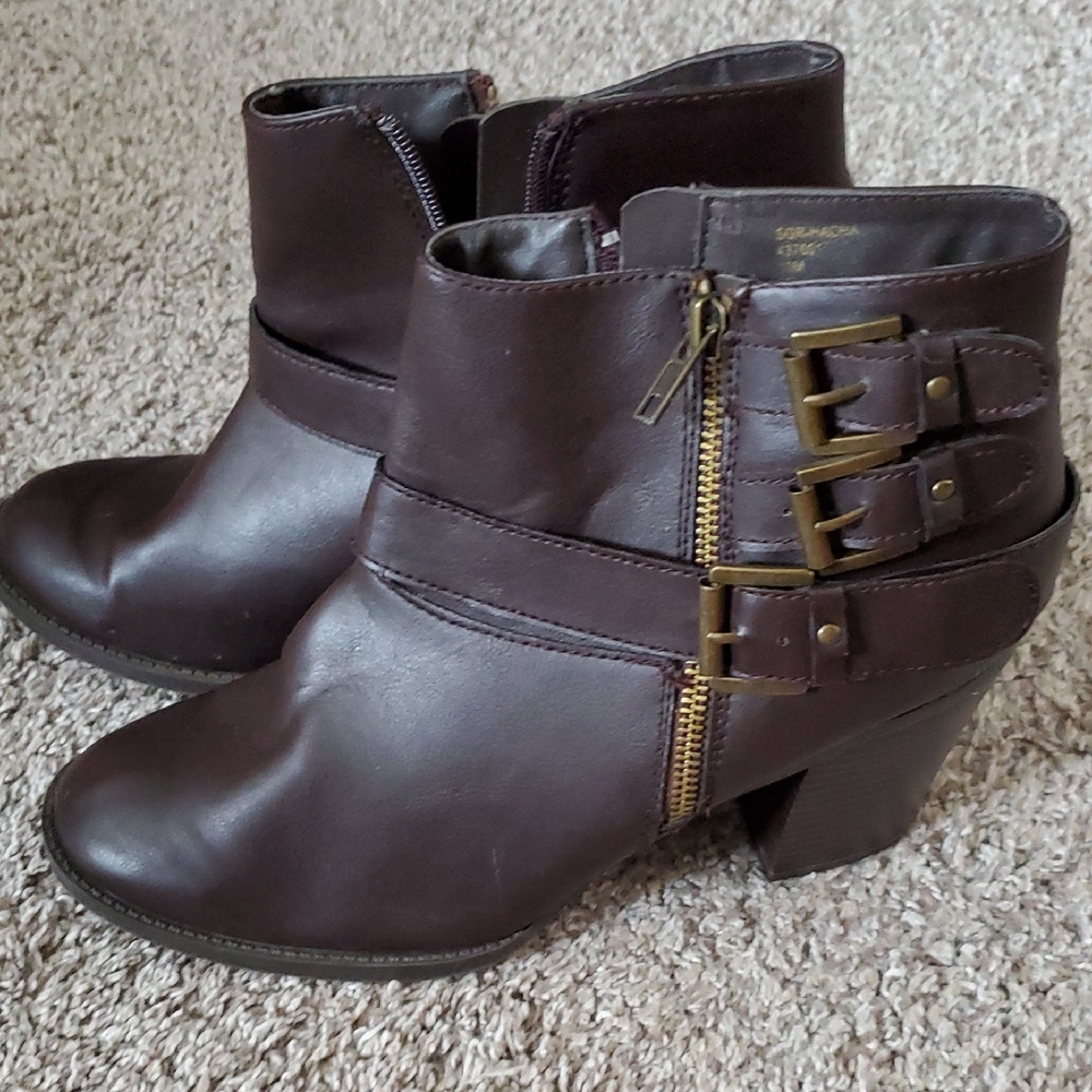 Buckle Detail Ankle Boots